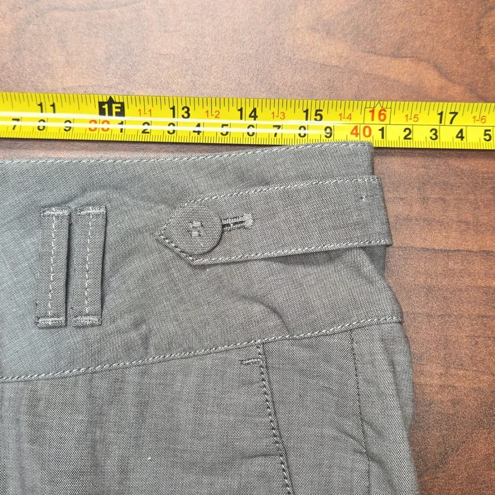 Banana Republic Martin Fit Wide Leg Pants Womens 6 Taupe Career Trousers‎